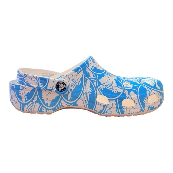 Crocs Unisex Adult Classic Duke University Blue Print Clogs, Women Men’s Crocs - Picture 9 of 11